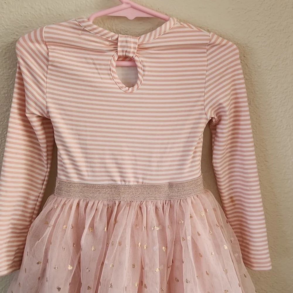 BTween Girls Tutu Dress with Plush Embroidered Bunny‎